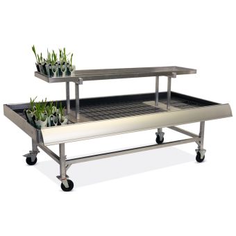 Aluminium fixed low cost bench