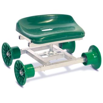Pipe rail trolley seat