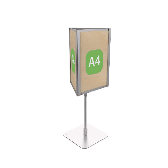 a4 price tag holder on stand rotary