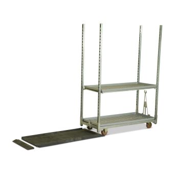 Plastic road plates for Danish trolleys