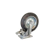 Top-quality swivel castor with brake for waste containers