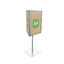 a4 price tag holder on stand rotary