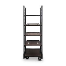 Mobile sales trolley black for presentation